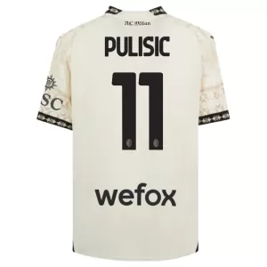 Camisolas AC Milan Christian Pulišić 11 Equipamento 4ª 23/24 Branco Camisolas AC Milan Christian Pulišić 11 Equipamento 4ª 23/24 Branco