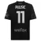 Camisolas AC Milan Christian Pulišić 11 Equipamento 4ª 23/24 Preto
