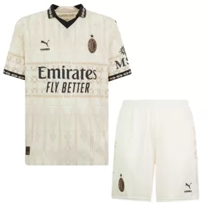 Camisolas AC Milan Criança Equipamento 4ª 23/24 Branco Camisolas AC Milan Criança Equipamento 4ª 23/24 Branco