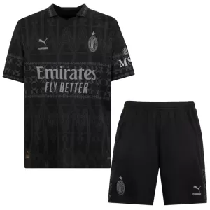 Camisolas AC Milan Criança Equipamento 4ª 23/24 Preto Camisolas AC Milan Criança Equipamento 4ª 23/24 Preto
