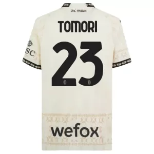 Camisolas AC Milan Fikayo Tomori 23 Equipamento 4ª 23/24 Branco Camisolas AC Milan Fikayo Tomori 23 Equipamento 4ª 23/24 Branco