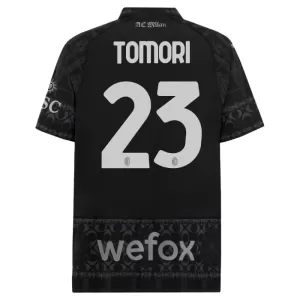 Camisolas AC Milan Fikayo Tomori 23 Equipamento 4ª 23/24 Preto Camisolas AC Milan Fikayo Tomori 23 Equipamento 4ª 23/24 Preto