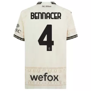 Camisolas AC Milan Ismael Bennacer 4 Equipamento 4ª 23/24 Branco Camisolas AC Milan Ismael Bennacer 4 Equipamento 4ª 23/24 Branco