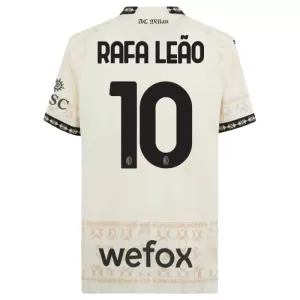 Camisolas AC Milan Rafael Leão 10 Equipamento 4ª 23/24 Branco Camisolas AC Milan Rafael Leão 10 Equipamento 4ª 23/24 Branco