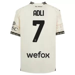 Camisolas AC Milan Yacine Adli 7 Equipamento 4ª 23/24 Branco Camisolas AC Milan Yacine Adli 7 Equipamento 4ª 23/24 Branco