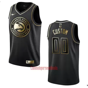 Camisolas Atlanta Hawks Golden Edition Swingman Preto