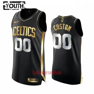 Limited Camisolas Boston Celtics Criança Golden Edition Swingman Preto Limited Camisolas Boston Celtics Criança Golden Edition Swingman Preto