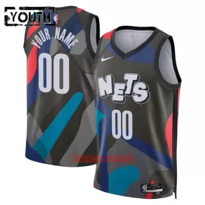 Camisolas Brooklyn Nets Criança City Edition 23/24 Swingman Preto Camisolas Brooklyn Nets Criança City Edition 23/24 Swingman Preto