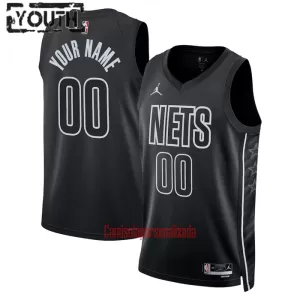 Camisolas Brooklyn Nets Criança Statement Edition 23/24 Swingman Preto Camisolas Brooklyn Nets Criança Statement Edition 23/24 Swingman Preto