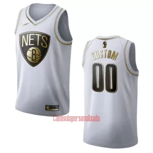 Camisolas Brooklyn Nets Golden Edition Swingman Branco Camisolas Brooklyn Nets Golden Edition Swingman Branco