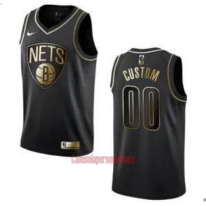 Camisolas Brooklyn Nets Golden Edition Swingman Preto Camisolas Brooklyn Nets Golden Edition Swingman Preto