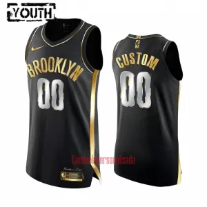 Limited Camisolas Brooklyn Nets Criança Golden Edition Swingman Preto Limited Camisolas Brooklyn Nets Criança Golden Edition Swingman Preto