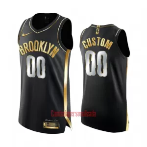 Limited Camisolas Brooklyn Nets Golden Edition Swingman Preto Limited Camisolas Brooklyn Nets Golden Edition Swingman Preto
