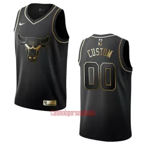 Camisolas Chicago Bulls Golden Edition Swingman Preto Camisolas Chicago Bulls Golden Edition Swingman Preto