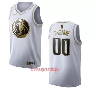 Camisolas Dallas Mavericks Golden Edition Swingman Branco Camisolas Dallas Mavericks Golden Edition Swingman Branco