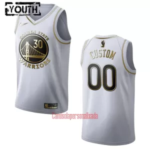 Camisolas Golden State Warriors Criança Golden Edition Swingman Branco Camisolas Golden State Warriors Criança Golden Edition Swingman Branco