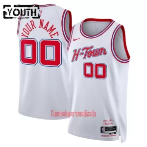 Camisolas Houston Rockets Criança City Edition 23/24 Swingman Branco Camisolas Houston Rockets Criança City Edition 23/24 Swingman Branco