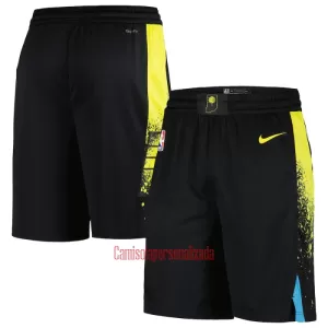 Calções NBA Indiana Pacers City Edition Swingman Preto Calções NBA Indiana Pacers City Edition Swingman Preto
