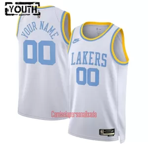 Camisolas Los Angeles Lakers Criança Classic Edition Swingman Branco Camisolas Los Angeles Lakers Criança Classic Edition Swingman Branco