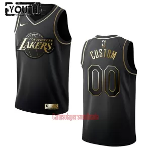 Camisolas Los Angeles Lakers Criança Golden Edition Swingman Preto Camisolas Los Angeles Lakers Criança Golden Edition Swingman Preto