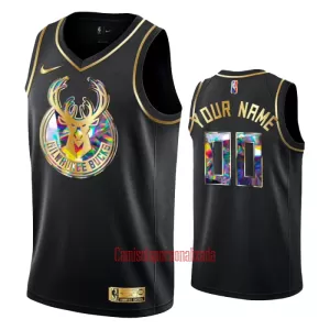 Camisolas Milwaukee Bucks Diamond Edition Swingman Preto Camisolas Milwaukee Bucks Diamond Edition Swingman Preto