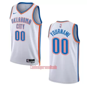 Camisolas Oklahoma City Thunder Association Edition 23/24 Swingman Branco Camisolas Oklahoma City Thunder Association Edition 23/24 Swingman Branco