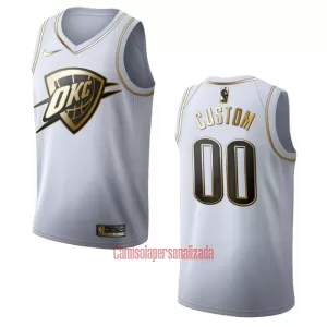 Camisolas Oklahoma City Thunder Golden Edition Swingman Branco Camisolas Oklahoma City Thunder Golden Edition Swingman Branco