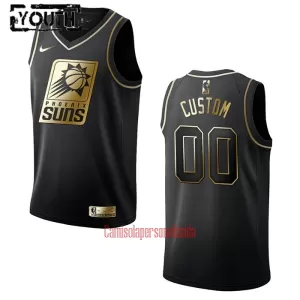 Camisolas Phoenix Suns Criança Golden Edition Swingman Preto Camisolas Phoenix Suns Criança Golden Edition Swingman Preto
