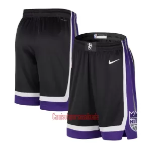 Calções NBA Sacramento Kings Icon Edition Swingman Preto Calções NBA Sacramento Kings Icon Edition Swingman Preto