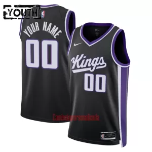 Camisolas Sacramento Kings Criança Icon Edition 23/24 Swingman Preto Camisolas Sacramento Kings Criança Icon Edition 23/24 Swingman Preto