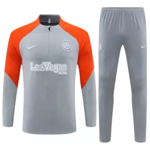 Inter Milan Conjunto de Moletom de Treino 23/24 Cinza Inter Milan Conjunto de Moletom de Treino 23/24 Cinza