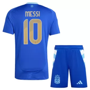Camisolas Argentina Lionel Messi 10 Criança Equipamento Alternativo 2024 Camisolas Argentina Lionel Messi 10 Criança Equipamento Alternativo 2024