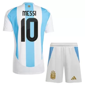 Camisolas Argentina Lionel Messi 10 Criança Equipamento Principal 2024 Camisolas Argentina Lionel Messi 10 Criança Equipamento Principal 2024