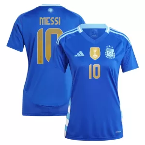Camisolas Argentina Lionel Messi 10 Mulher Equipamento Alternativo 2024 Camisolas Argentina Lionel Messi 10 Mulher Equipamento Alternativo 2024