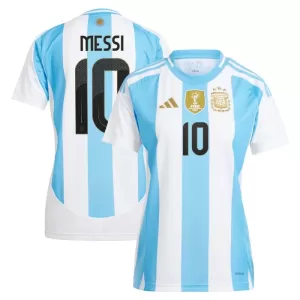 Camisolas Argentina Lionel Messi 10 Mulher Equipamento Principal 2024 Camisolas Argentina Lionel Messi 10 Mulher Equipamento Principal 2024
