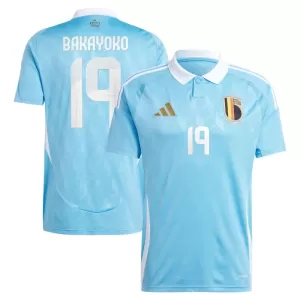 Camisolas Bélgica Bakayoko 19 Equipamento Alternativo Euro 2024 Camisolas Bélgica Bakayoko 19 Equipamento Alternativo Euro 2024