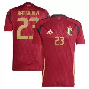 Camisolas Bélgica Batshuayi 23 Equipamento Principal Euro 2024 Camisolas Bélgica Batshuayi 23 Equipamento Principal Euro 2024