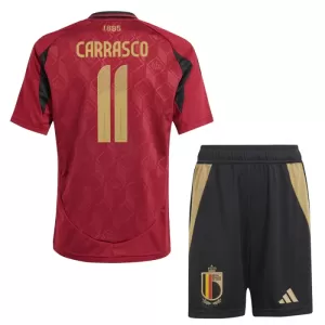 Camisolas Bélgica Carrasco 11 Criança Equipamento Principal Euro 2024 Camisolas Bélgica Carrasco 11 Criança Equipamento Principal Euro 2024