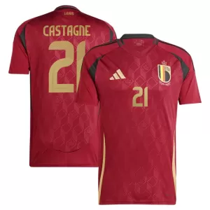 Camisolas Bélgica Castagne 21 Equipamento Principal Euro 2024 Camisolas Bélgica Castagne 21 Equipamento Principal Euro 2024