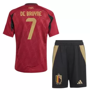 Camisolas Bélgica Kevin De Bruyne 7 Criança Equipamento Principal Euro 2024 Camisolas Bélgica Kevin De Bruyne 7 Criança Equipamento Principal Euro 2024