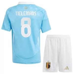 Camisolas Bélgica Tielemans 8 Criança Equipamento Alternativo Euro 2024 Camisolas Bélgica Tielemans 8 Criança Equipamento Alternativo Euro 2024