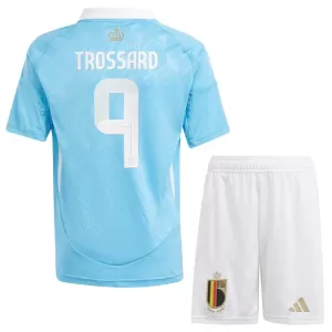 Camisolas Bélgica Trossard 9 Criança Equipamento Alternativo Euro 2024 Camisolas Bélgica Trossard 9 Criança Equipamento Alternativo Euro 2024