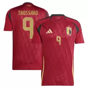 Camisolas Bélgica Trossard 9 Equipamento Principal Euro 2024 Camisolas Bélgica Trossard 9 Equipamento Principal Euro 2024