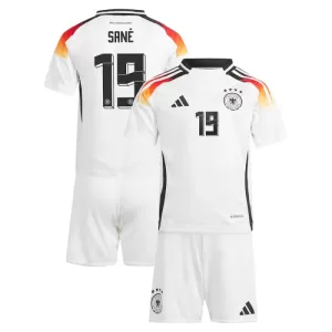 Camisolas Alemanha Leroy Sané 19 Criança Equipamento Principal Euro 2024 Camisolas Alemanha Leroy Sané 19 Criança Equipamento Principal Euro 2024