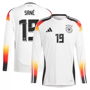 Camisolas Alemanha Leroy Sané 19 Equipamento Principal Euro 2024 Manga Comprida Camisolas Alemanha Leroy Sané 19 Equipamento Principal Euro 2024 Manga Comprida