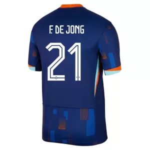 Camisolas Holanda Frenkie de Jong 21 Equipamento Alternativo Euro 2024 Camisolas Holanda Frenkie de Jong 21 Equipamento Alternativo Euro 2024