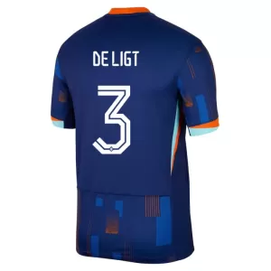 Camisolas Holanda Matthijs de Ligt 3 Equipamento Alternativo Euro 2024 Camisolas Holanda Matthijs de Ligt 3 Equipamento Alternativo Euro 2024