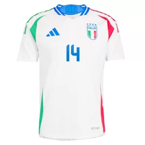 Camisolas Itália Federico Chiesa 14 Equipamento Alternativo Euro 2024