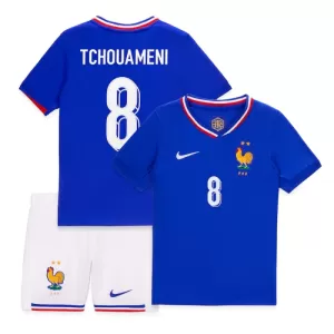 Camisolas França Aurélien Tchouaméni 8 Criança Equipamento Principal Euro 2024 Camisolas França Aurélien Tchouaméni 8 Criança Equipamento Principal Euro 2024
