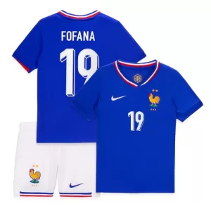 Camisolas França Fofana 19 Criança Equipamento Principal Euro 2024